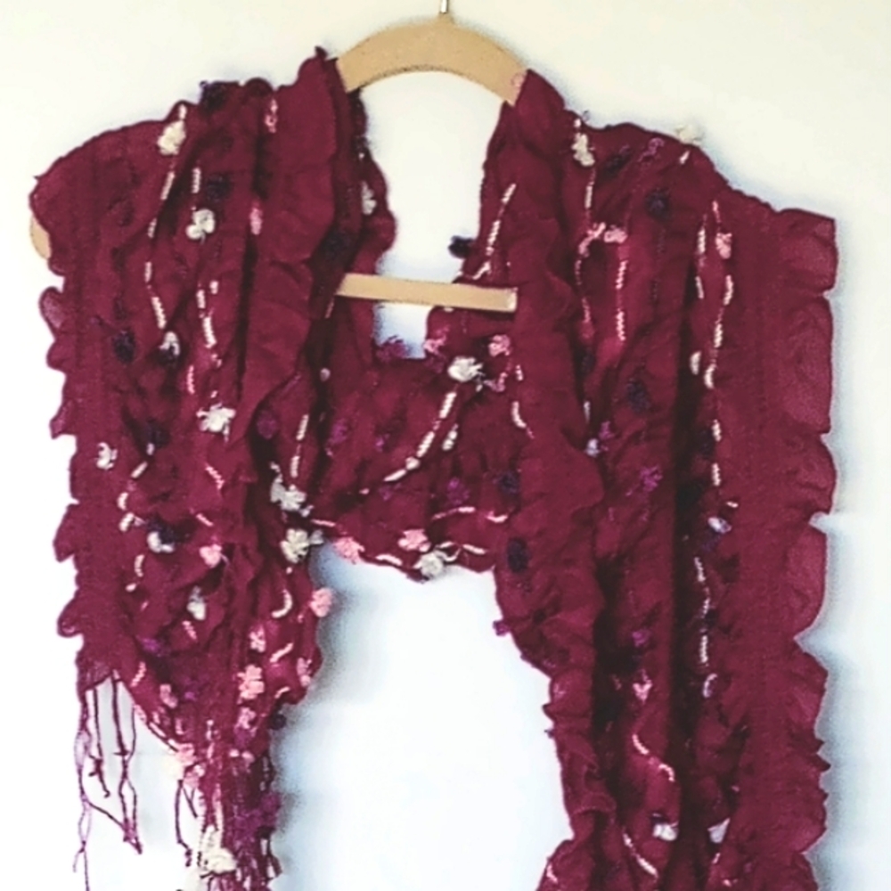 Burgundy Scarf
